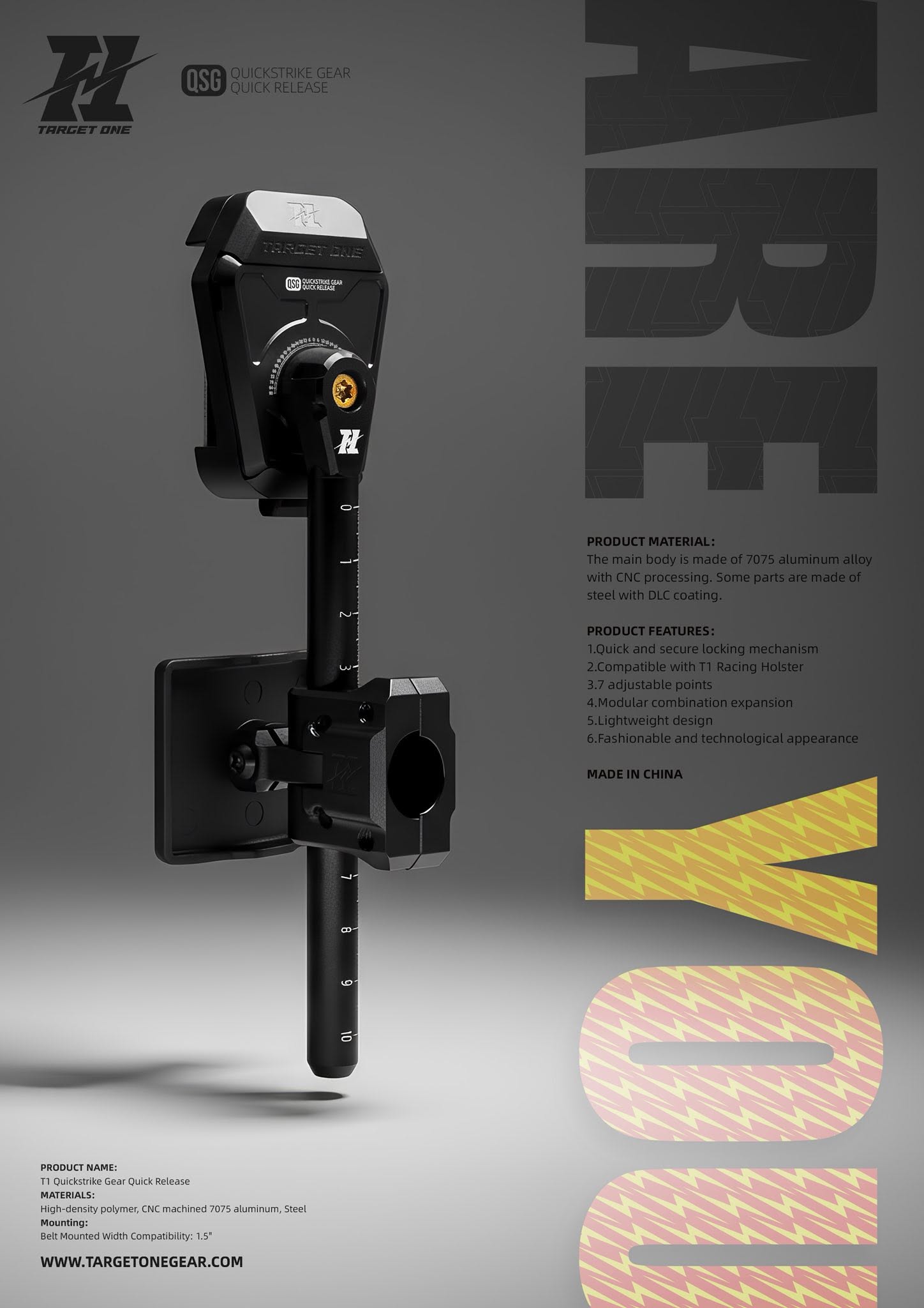 Target One Racing Holster QRS Module
