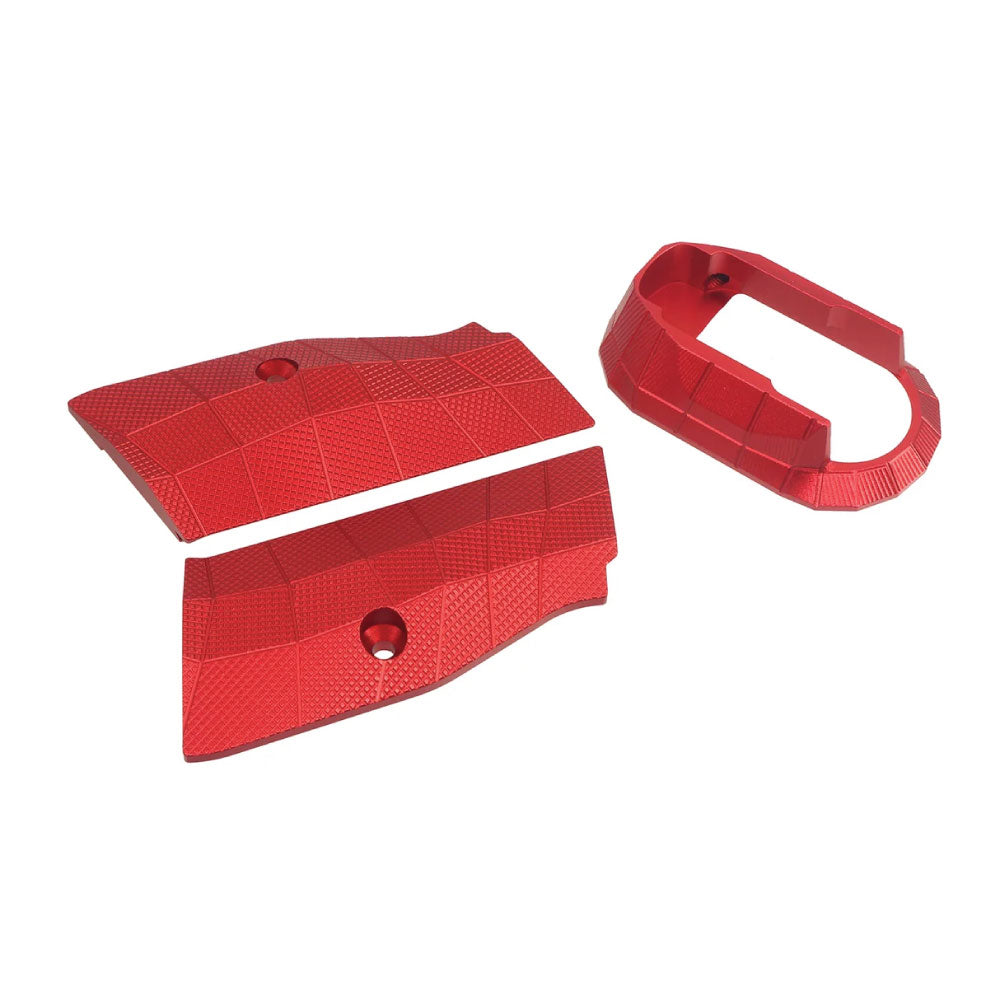 5KU Aluminium LOK Stye Short Grips With Magwell for KJW/ASG Shadow2