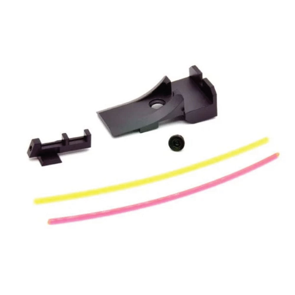 ศูนย์หน้าและศูนย์หลังอลูมิเนียม AIP (ไฟเบอร์) Ver.3 สำหรับ Tokyo Marui 5.1